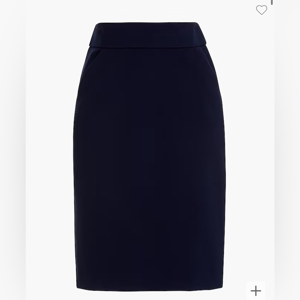 NWT J.Crew Factory Ponte Work Pencil Skirt